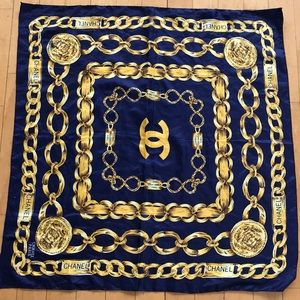Chanel silk scarf